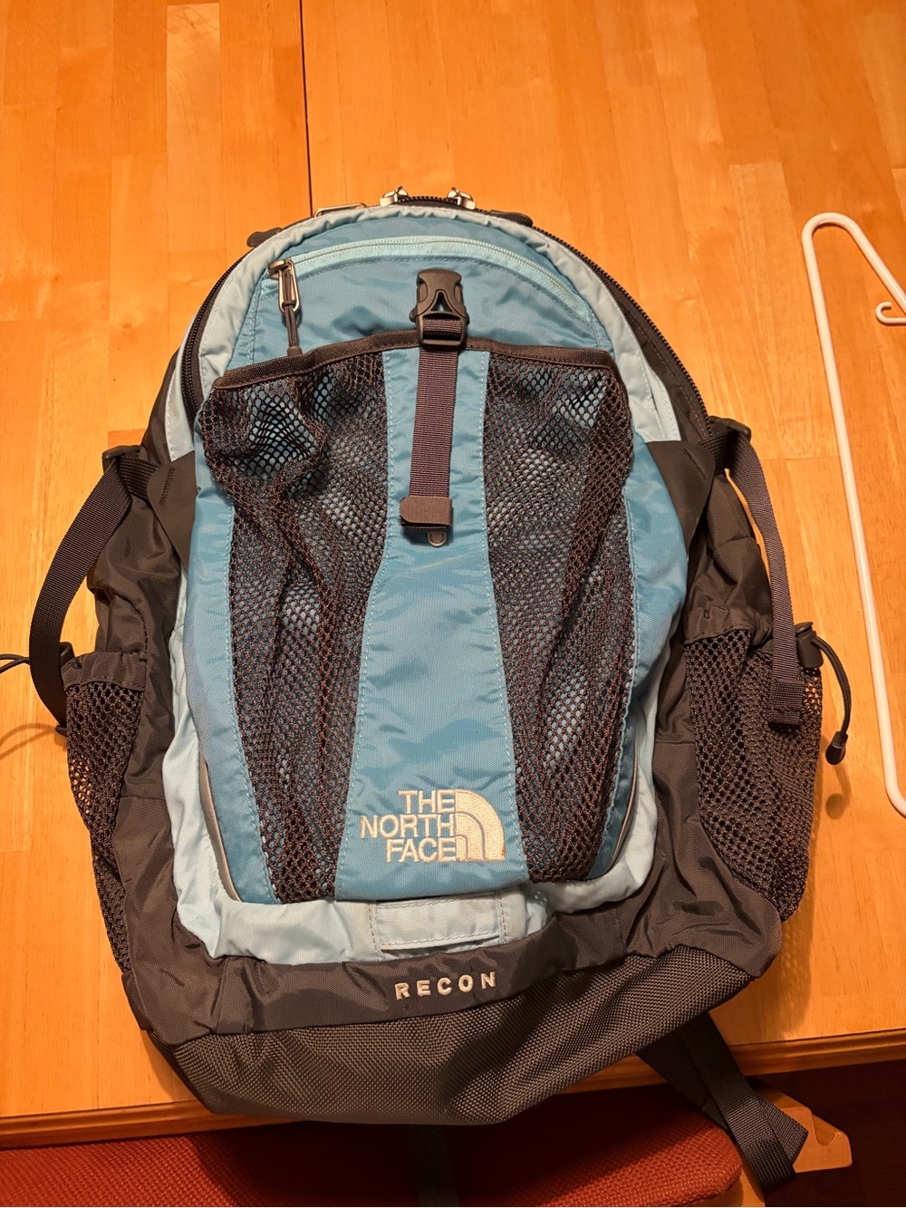 The North Face Recon Backpack in Light Blue and Black